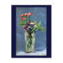 Carnations and Clematis in a Crystal Vase, Manet Postcards