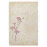 Carnations Note Paper stationery