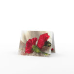 Carnations on Brocade Thank You Cards
