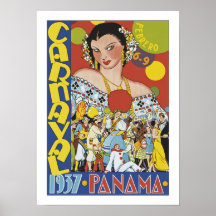 Carnaval au Panama Posters