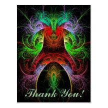 Carnaval Thank You Postcard
