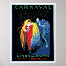 "Carnaval" Vinho font l'affiche de Porto