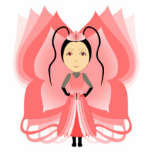 Carnelian Butterfly Princess Cut Out