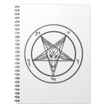 Carnet blanc de Baphomet