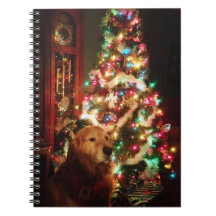 Carnet de chien de service de Noël