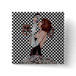 Carnevale Lovers Button