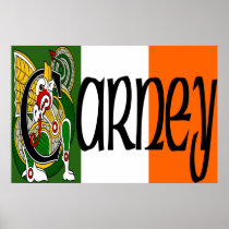 Carney Celtic Dragon Poster Print