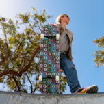 Carnival at the Zoo - Art Clocks - Clock Art skateboards