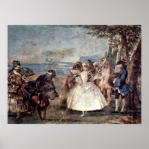 Carnival by Giovanni Domenico Tiepolo Posters