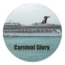 Carnival Glory Round Stickers