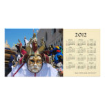 Carnival mask 2012 Calendar Photo Card