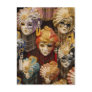 Carnival Masks in Venice Postcard