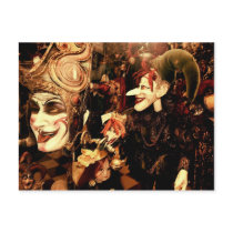 Carnival Masks Postcard