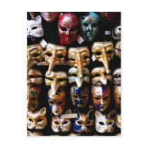 Carnival Masks Postcards