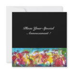 CARNIVAL NIGHT, Mardi Gras Masqureade ,Dance,Music Custom Invitations
