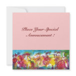 CARNIVAL NIGHT, Mardi Gras Masqureade ,Dance,Music Custom Invitations