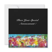 CARNIVAL NIGHT, Mardi Gras Masqureade ,Dance,Music Personalized Invitation