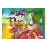 CARNIVAL NIGHT / Venetian Masquerade,,Dance Music Greeting Card