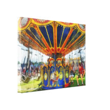 Carnival - Super Swing Ride Canvas Prints