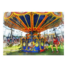 Carnival - Super Swing Ride Personalized Announcement