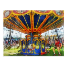 Carnival - Super Swing Ride Post Cards
