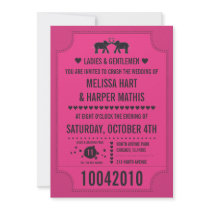 Carnival Ticket Invitation