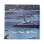 Carnival Victory  St. Thomas Fridge Magnet