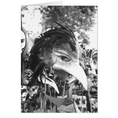 Carnivale Mask Venice Italy Souvenir Stand Card by BellaRossini