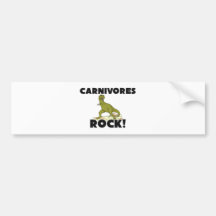 Carnivores Rock Bumper Stickers