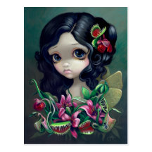 "Carnivorous Bouquet Fairy" Postcard