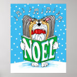 Caroler de Noël de Papillon TRI Poster