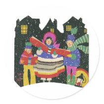 Carolers stickers