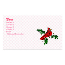 Carolina Cardinal Business Card