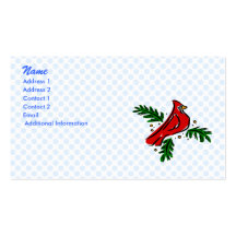 Carolina Cardinal Business Card Templates