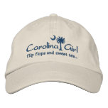 Carolina Girl Flip Flops and Sweet Tea Hat Baseball Cap