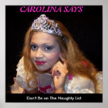 Carolina Naughty List Poster
