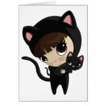 Caroline and Candy the Cats Card