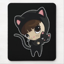 Caroline and Candy the Cats Mouse Mat