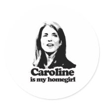 Caroline is my homegirl T-shirts and Gear Round Sticker