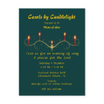 Carols by candlelight event flyer programme