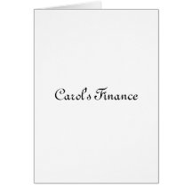 Carol's Finance Card