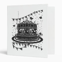 Carousel 3 Ring Binders