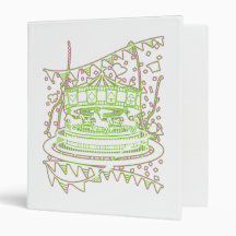 Carousel 3 Ring Binders