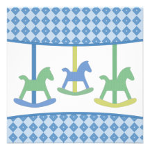 Carousel Birthday Party Invitation