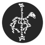 Carousel Horse Triad of Bones Stickers