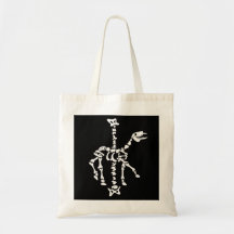 Carousel Horse Triad of Bones Tote Bag