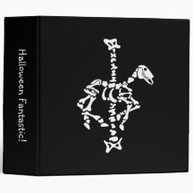 Carousel Horse Triad of Bones Vinyl Binder