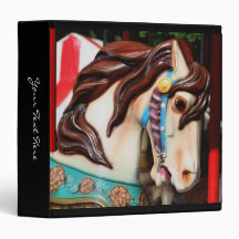 Carousel Horse Up Close Binder