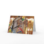 Carousel Horses Greeting Card