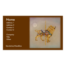 Carousel Lion Business Card